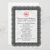 卒業カスタム招待状 招待状 (正面/裏面)