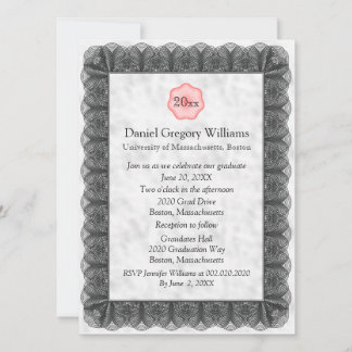 卒業カスタム招待状 招待状