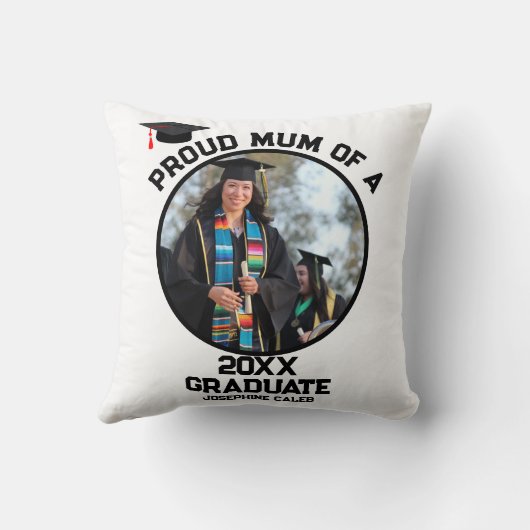 卒業カスタム装飾用クッションの誇りを持った クッション (裏面)