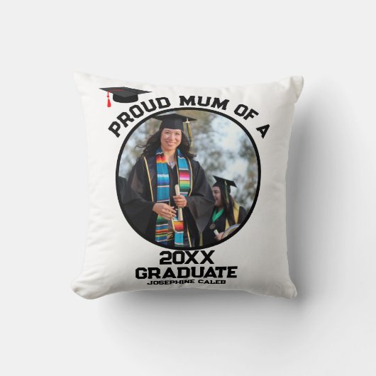 卒業カスタム装飾用クッションの誇りを持った クッション (正面)