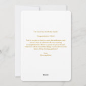 卒業カスタム4写真卒業式 シーズンカード (裏面)