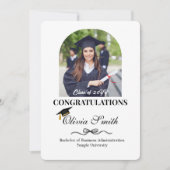 卒業カスタムArch Photo of Graduateモダン, シーズンカード (正面)