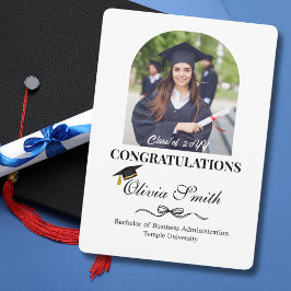 卒業カスタムArch Photo of Graduateモダン, シーズンカード