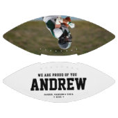 卒業カッコいいモダン記念写真トレンディーユニーク アメリカンフットボール (パネル)