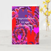 卒業カラフルカード カード (黄色い花)