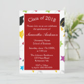 卒業カラフル会 招待状 (スタンド正面)