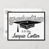 卒業カードの保存 案内ポストカード (正面/裏面)