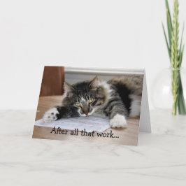 卒業カードの昼寝時間 カード