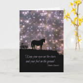 卒業カードの有名な引用文のお祝い カード (黄色い花)