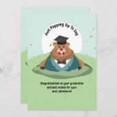 卒業カードを言うためにポップアップ シーズンカード (正面/裏面)