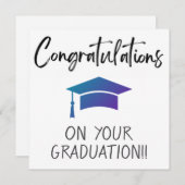 卒業カード (正面/裏面)