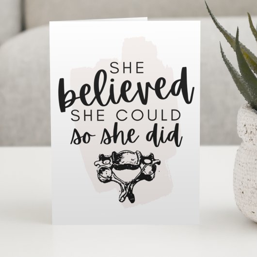 卒業カード、カイロプラクティック卒業カード カード