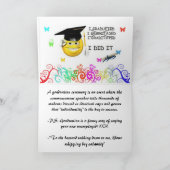 卒業カード（カバー付き） カード (内部)