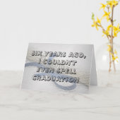 卒業カード（カバー付き） カード (黄色い花)