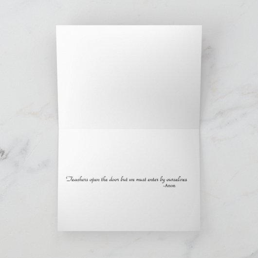 卒業カード カード (内部)