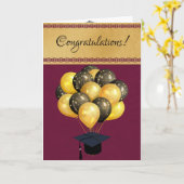 卒業カード カード (黄色い花)