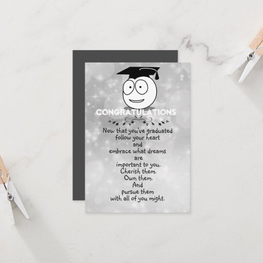 卒業カード カード (正面/裏面インサイチュ)