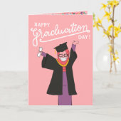 卒業カード カード (黄色い花)