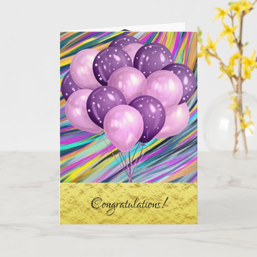 卒業カード カード (黄色い花)