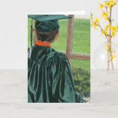 卒業カード カード (黄色い花)