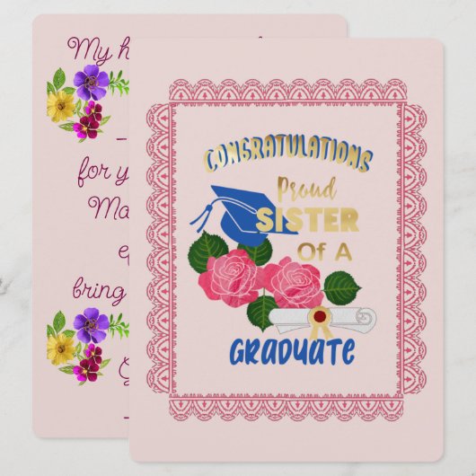 卒業カード シーズンカード (正面/裏面)