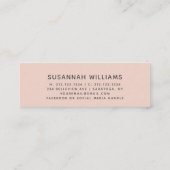 卒業カード |スクリプトモダンバラ挿入カード コーリングカード (裏面)