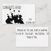 卒業カード 名刺 (正面/裏面)