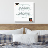 卒業カード | 感動的引用文 | クラス キャンバスプリント (インサイチュ (寝室))