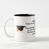 卒業カード | 感動的引用文 | クラス ツートーンマグカップ (左)