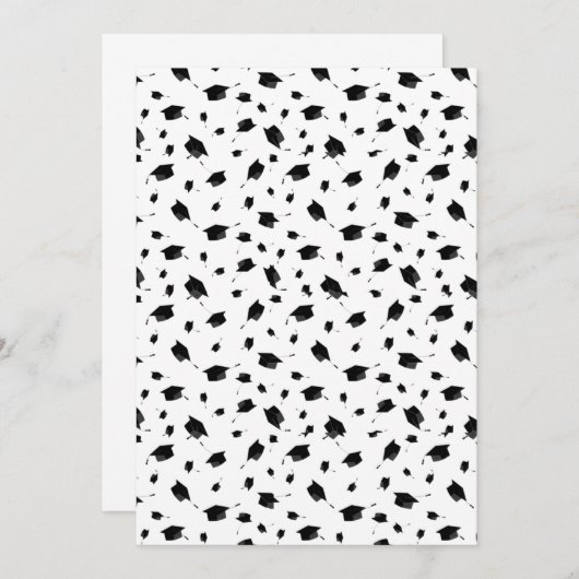 卒業カード 招待状 (正面/裏面)