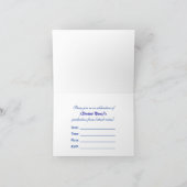 卒業カード – 招待状 (内部)