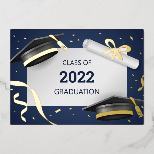 卒業カード 箔シーズンカード (正面)