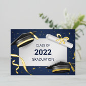 卒業カード 箔シーズンカード (立ち正面)