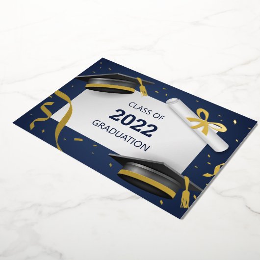 卒業カード 箔シーズンカード (回転した状態)