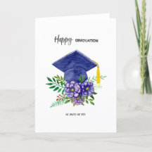 卒業カード – Happy Graduation!お誇りを持った前も