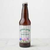 卒業ガーデンパーティー ビールラベル (正面)