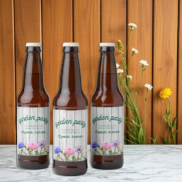 卒業ガーデンパーティー ビールラベル