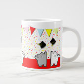 卒業キャットマスコット ジャンボコーヒーマグカップ (右)