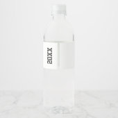 卒業キャップと卒業証書 ペットボトルラベル (裏面)