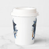 卒業キャップと卒業証書 紙コップ (右)