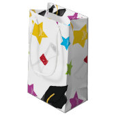 卒業キャップと星 スモールペーパーバッグ (裏面アングル)