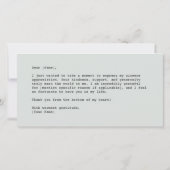 卒業キャップと本 サンキューカード (裏面)