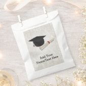 卒業キャップのディプロマのカスタマイズ フェイバーバッグ (クリップ留めされた状態)