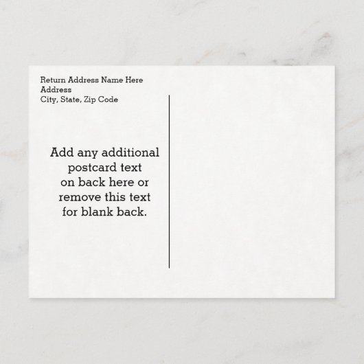 卒業キャップのディプロマのカスタマイズ 案内ポストカード (裏面)