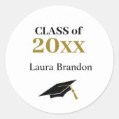 卒業キャップの種類 ラウンドシール (正面)