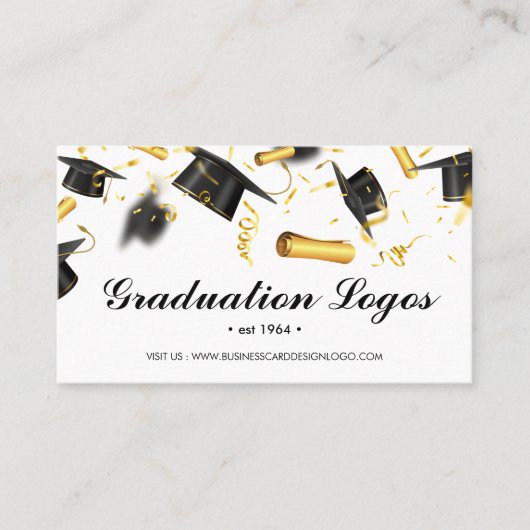 卒業キャップは房の店 名刺 (正面)