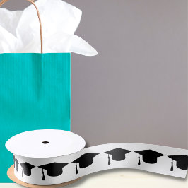 卒業キャップカスタムスクールの色 サテンリボン