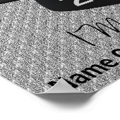 卒業キャップタッセルIポスター作おもしろい成 ポスター (角)