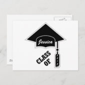 卒業キャップテンプレート 案内ポストカード (正面/裏面)