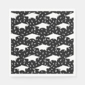 卒業キャップナプキン スタンダードランチョンナプキン (正面)